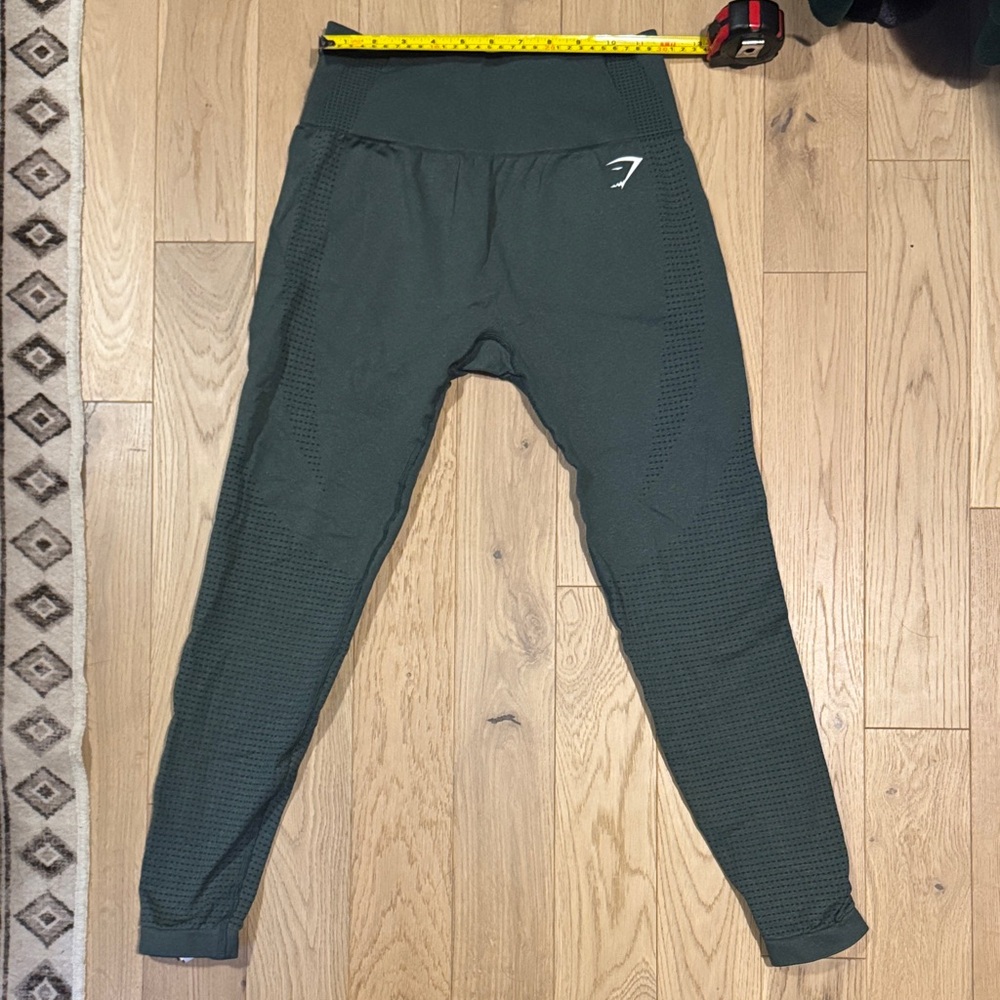Green vital Gymshark leggings size large